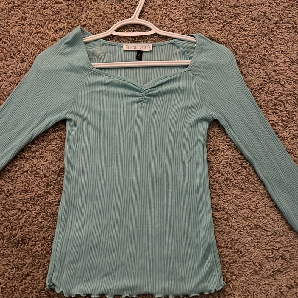 Teal dress up Long sleeve